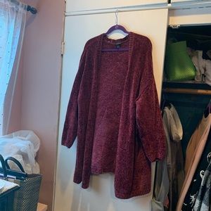 Torrid red comfortable cardigan